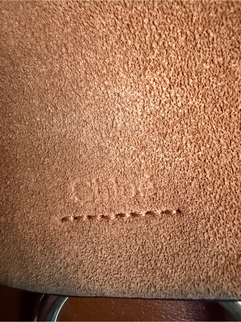 Chloé Small Faye Tobacco Brown Suede Leather Crossbody Bag + COA - Picture 5 of 14
